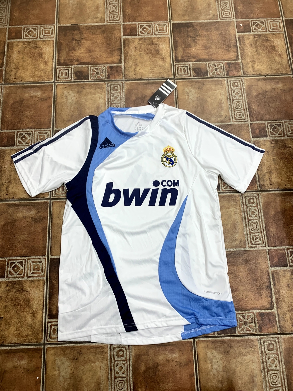 adidas Real Madrid 2007/08 Retro Training Jersey Size M